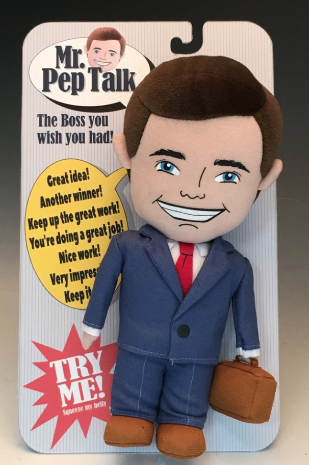 We all need a Pep Talk! Don't worry, Mr Pep Talk is here!